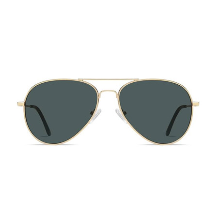 Ochelari de Soare Unisex, 3025, Gold / Green
