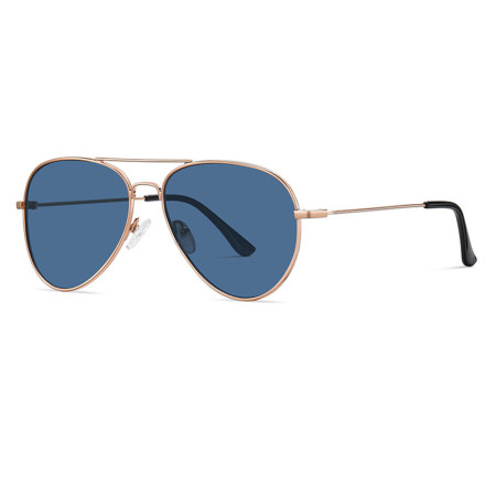 Ochelari de Soare Unisex 3025, Rose Gold / Harbor Blue