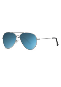 Ochelari de Soare Unisex 3025, Silver / Ice Blue