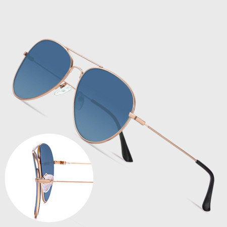 Ochelari de Soare Unisex 3025, Silver / Ice Blue