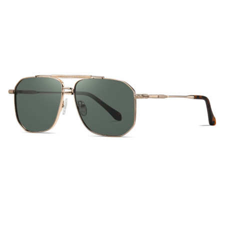 Ochelari de Soare pentru Barbati 8538, Gold / Blackrish Green