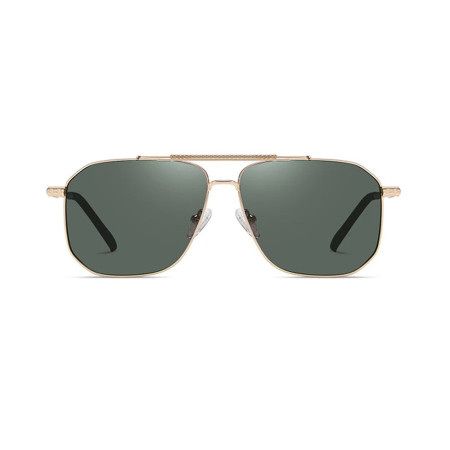 Ochelari de Soare pentru Barbati 8538, Gold / Blackrish Green