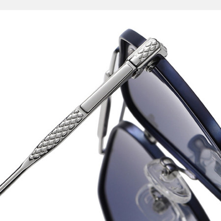 Ochelari de Soare pentru Barbati 8538, Rose Gold / Gradient Purple