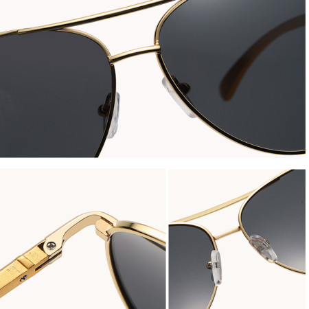 Ochelari de Soare pentru Barbati 2150, Gold / Black Gray