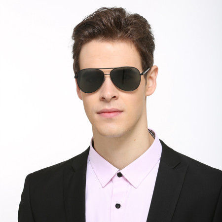 Ochelari de Soare pentru Barbati 2150, Gun Color / Black Gray