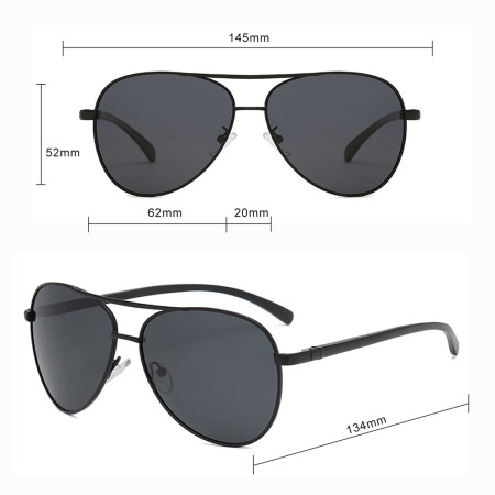 Ochelari de Soare pentru Barbati 2150, Black / Blackish Green