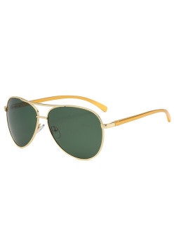 Ochelari de Soare pentru Barbati 2150, Gold / Blackish Green