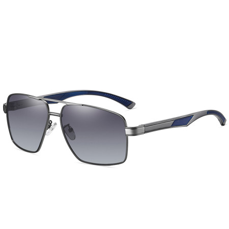 Ochelari cu Protectie UV pentru Barbati LM001, Gun Color / Gradient