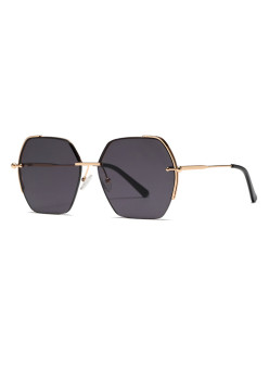 Ochelari Supradimensionati pentru Femei 8561, Gold / Gray
