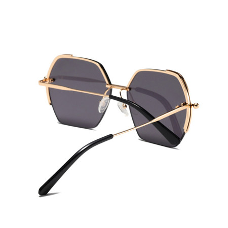 Ochelari Supradimensionati pentru Femei 8561, Gold / Gray