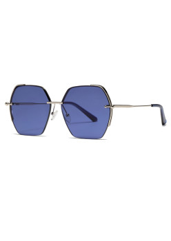 Ochelari Supradimensionati pentru Femei, 8561, Silver / Blue
