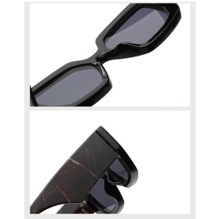 Ochelari de soare Vintage Femei 86321, Black / Gray