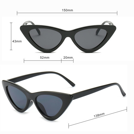 Ochelari de Soare pentru Femei, 5040, Black