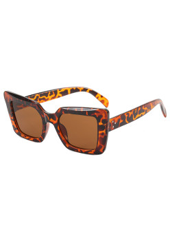 Ochelari de Soare pentru Femei, 5277, Leopard / Brown