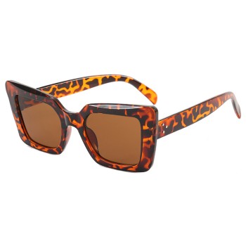 Ochelari de Soare pentru Femei, 5277, Leopard / Brown