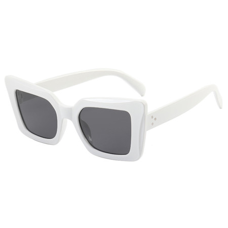 Ochelari de Soare pentru Femei, 5277, White / Gray