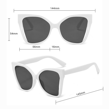 Ochelari de Soare pentru Femei, 5335, Red / Gray