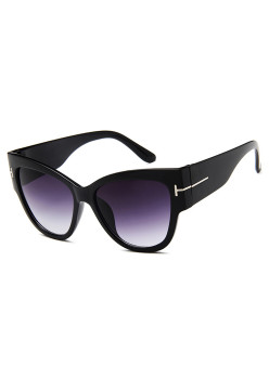 Ochelari de Soare pentru Femei, 9778, Black / Gradient Gray