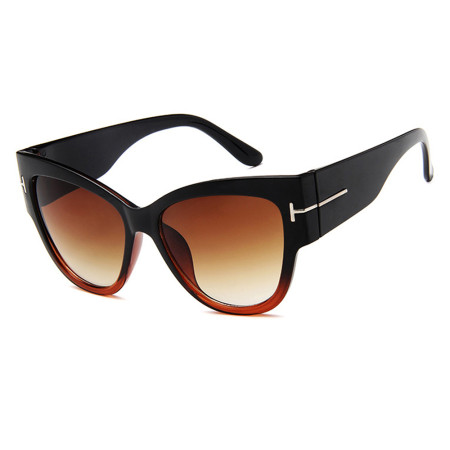 Ochelari de Soare pentru Femei, 9778, Black / Brown