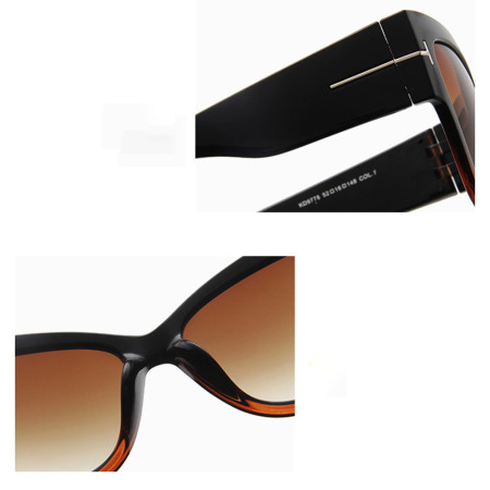 Ochelari de Soare pentru Femei, 9778, Black / Brown