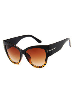 Ochelari de Soare pentru Femei, 9778, Black / Leopard / Brown
