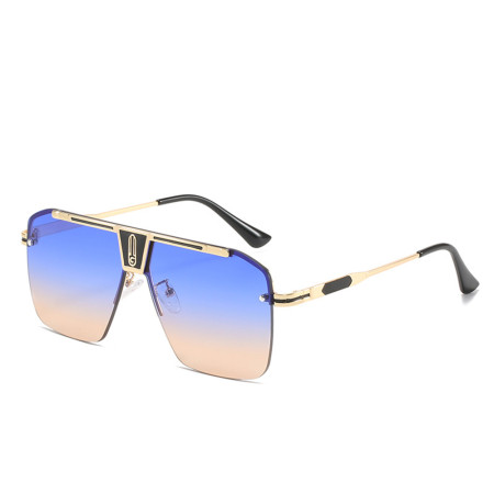 Ochelari de Soare pentru Barbati, 2576, Gold / Blue / Brown