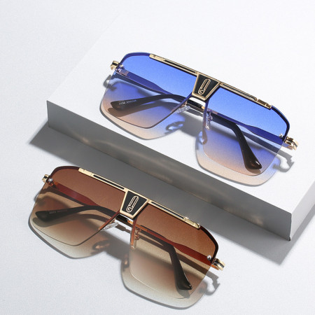 Ochelari de Soare pentru Barbati, 2576, Gold / Blue / Brown