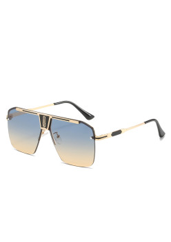 Ochelari de Soare pentru Barbati 2576, Gold / Green / Brown