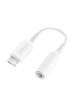 Adaptor Audio Lightning la Jack 3.5mm, Anker, White