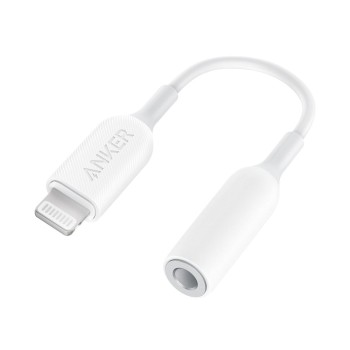 Adaptor Audio Lightning la Jack 3.5mm, Anker, White