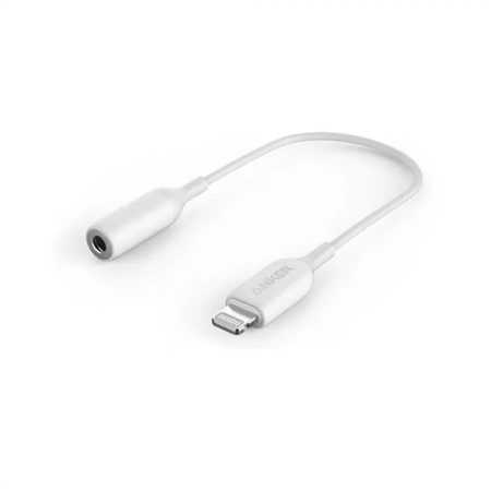 Adaptor Audio Lightning la Jack 3.5mm, Anker, White