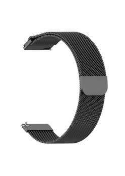 Curea pentru Huawei Watch GT 4 (41mm)/W1/Honor Watch S1/Garmin Venu 2S/Vivoactive 4S - Techsuit Watchband 18mm (W009) - Black