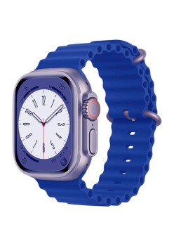Curea pentru Apple Watch 1/2/3/4/5/6/7/8/9/SE/SE 2 (38/40/41mm) - Techsuit Watchband (W038) - Blue