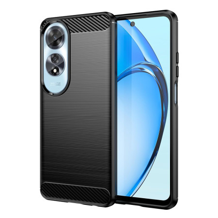 Husa Carbon Anti-Soc pentru Oppo A60, Protectie Premium, Tech Protects, Black