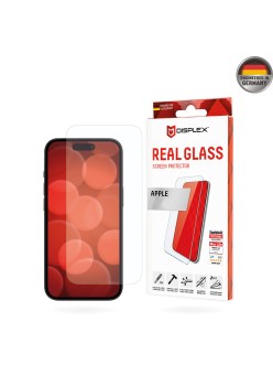 Folie pentru iPhone 16 Plus - Displex Real Glass 2D - Clear