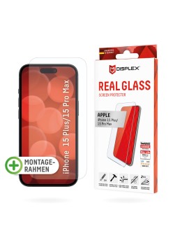 Folie pentru iPhone 16 Pro Max - Displex Real Glass 2D - Clear