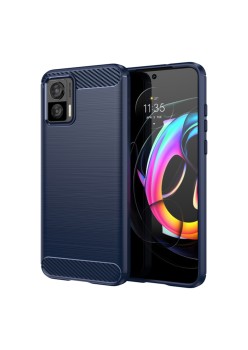 Husa pentru Motorola Edge 50 Neo - Techsuit Carbon Silicone - Blue