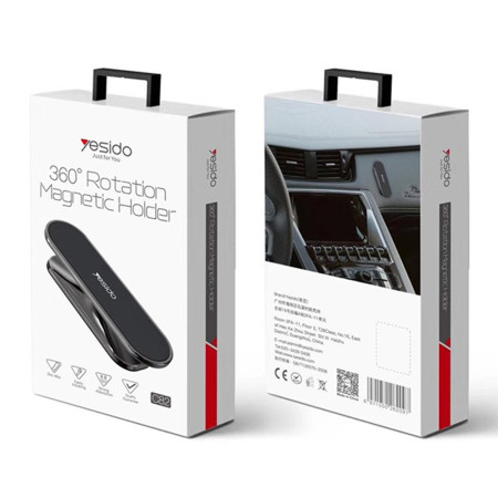 Suport Telefon Auto Magnetic pentru Bord Yesido, Rose Gold