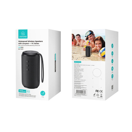 Boxa Portabila Bluetooth 5.0 Usams YC Series, Black