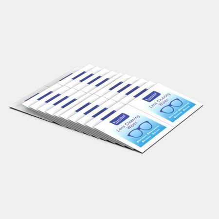 Servetele pentru curatare ochelari (set 100) - Techsuit (ETSA1) - White