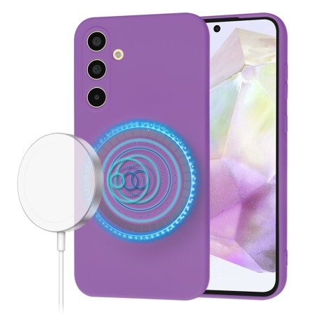 Husa pentru Samsung Galaxy A35 5G - Techsuit SoftFlex MagSafe - Purple