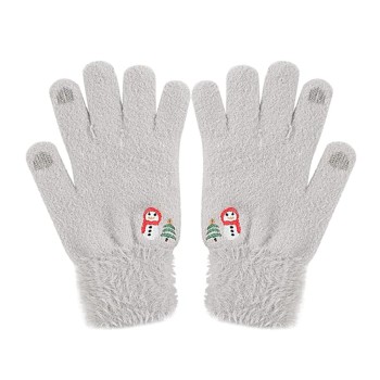 Manusi Dama, marime 21cm - Mink Fur - Grey