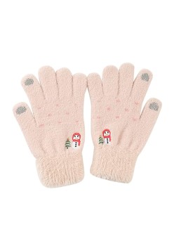 Manusi Dama, marime 21cm - Mink Fur - Beige