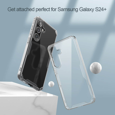 Husa pentru Samsung Galaxy S24 Plus, Nillkin Nature TPU Case, Transparent