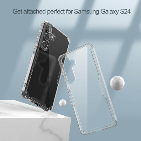 Husa pentru Samsung Galaxy S24, Nillkin Nature TPU, Transparent