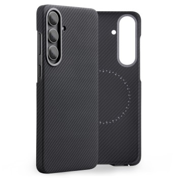 Husa pentru Samsung Galaxy S24 - Edizard Air MagSafe Case - Black