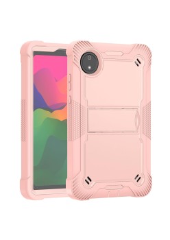 Husa pentru Xiaomi Redmi Pad SE 4G 8.7" + Folie - Rugged TabShell - Rose Gold