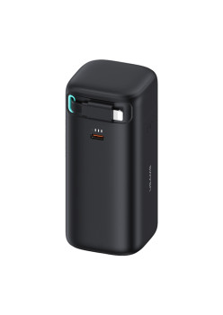 Baterie Externa 18000mAh USB-C PD45W cu Cablu Lightning, Usams, Black