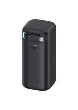 Baterie Externa 18000mAh USB-C PD45W cu Cablu Tipe-C, Usams, Black