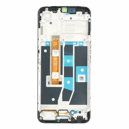 Ecran Compatibil cu Oppo A16s / A16 / A54s cu Touchscreen si Rama, Black